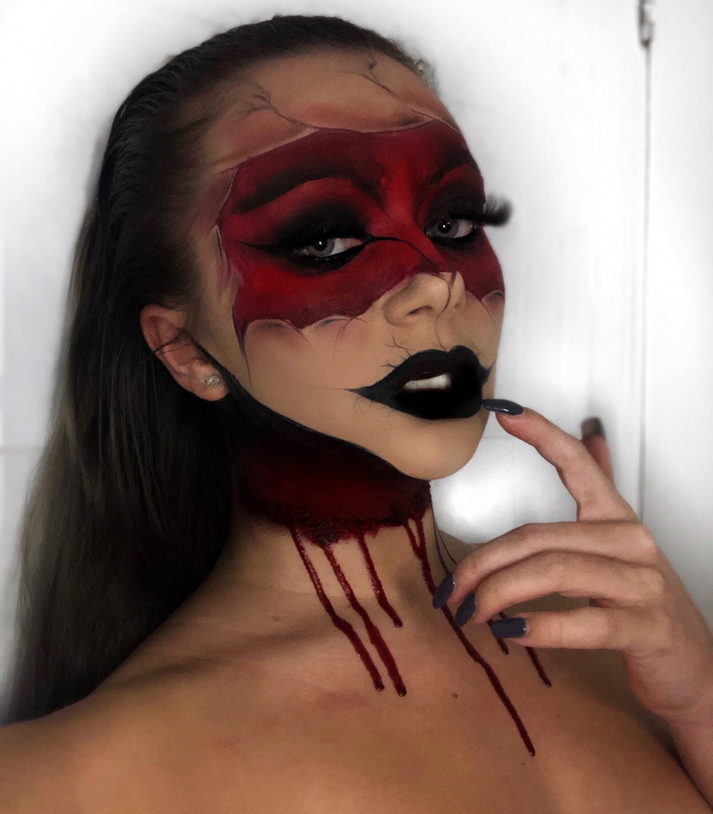 devil halloween makeup